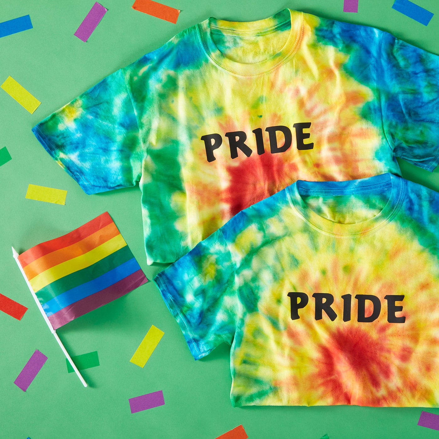 DIY Pride Rainbow Tie-Dye T-Shirt, Projects