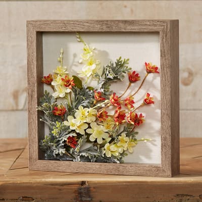 Rustic Floral Shadow Box | Projects | Michaels