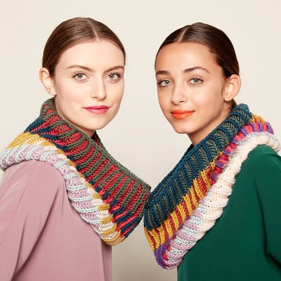 Loops & Threads® Loops™ Cable Scarf | Projects | Michaels