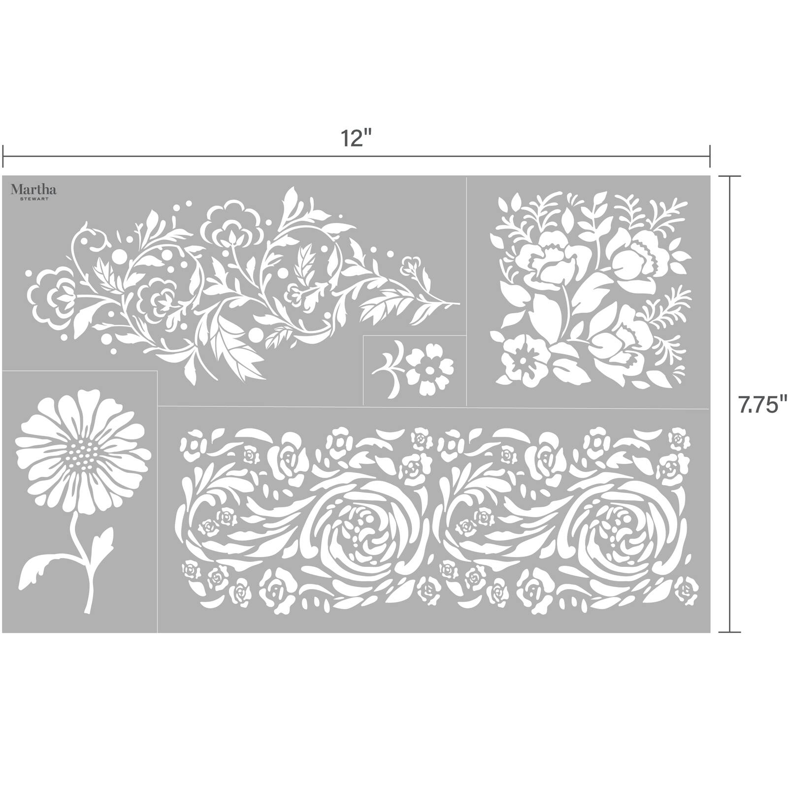 quickview stencils flower