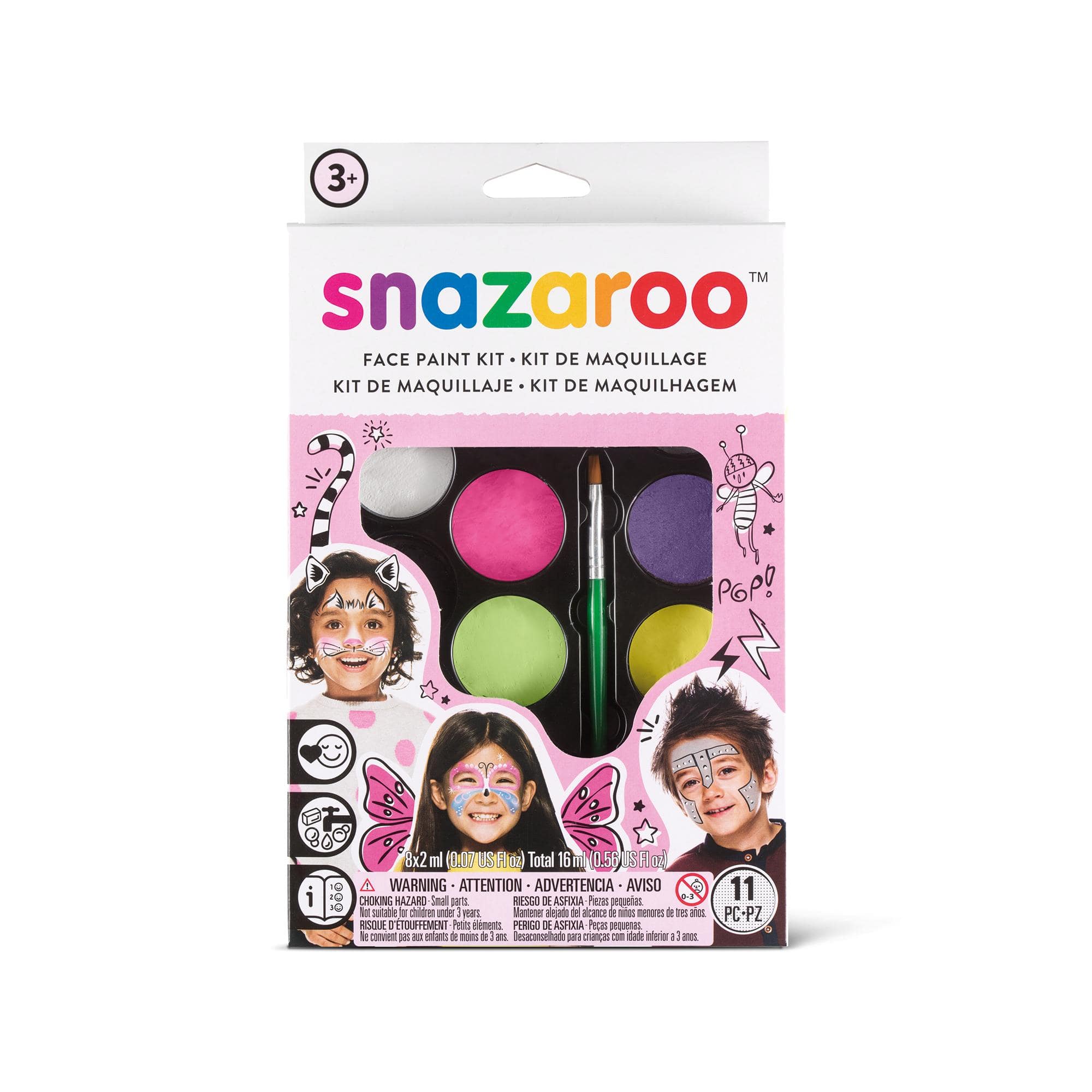 Snazaroo Princess Party Face Painting Kit. Washable, Quality
