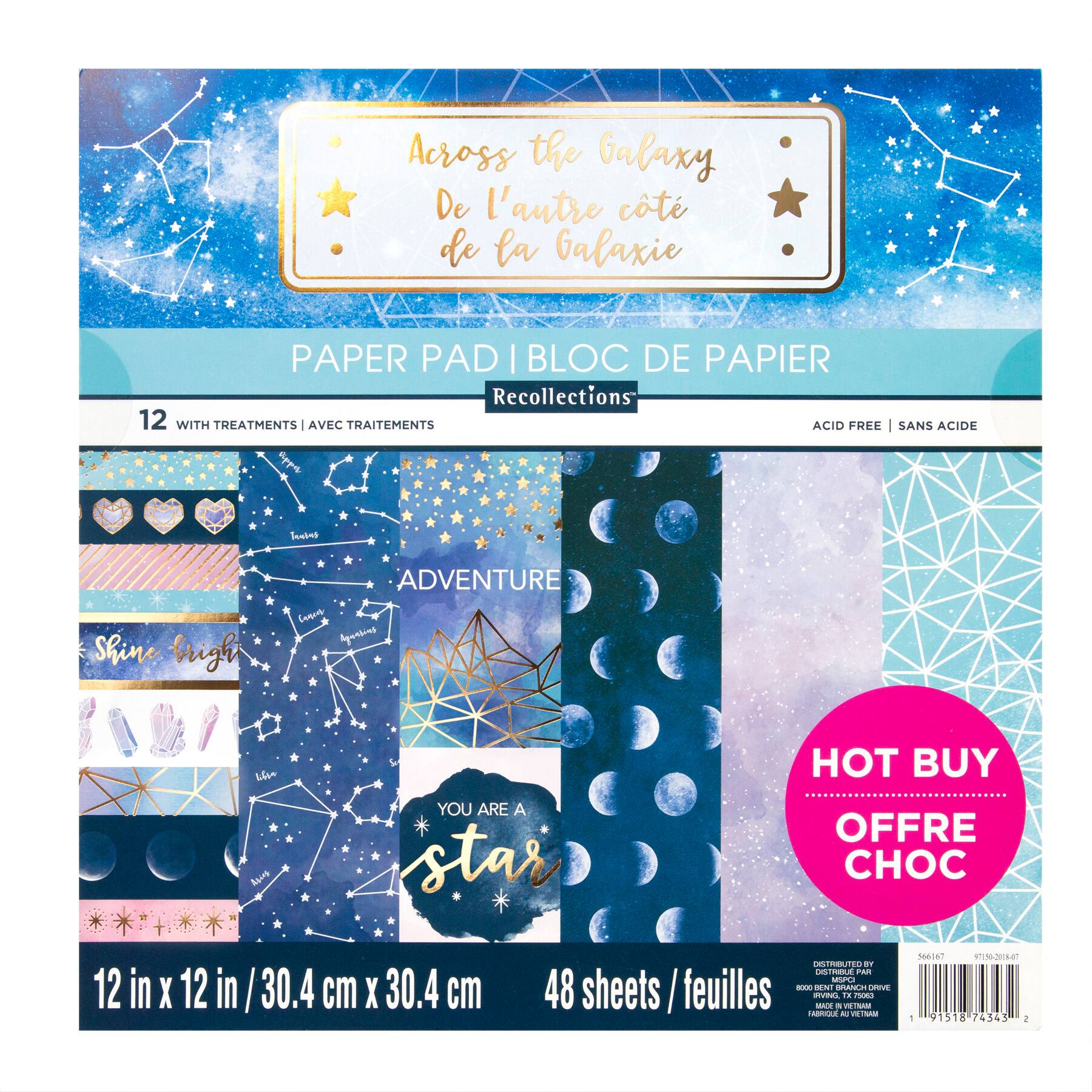 Decorative Paper Recollections Colored Pencil Paper Pad Paper