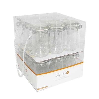 Glass Snap-Top Favor Jars, 18ct. by Celebrate It™ image