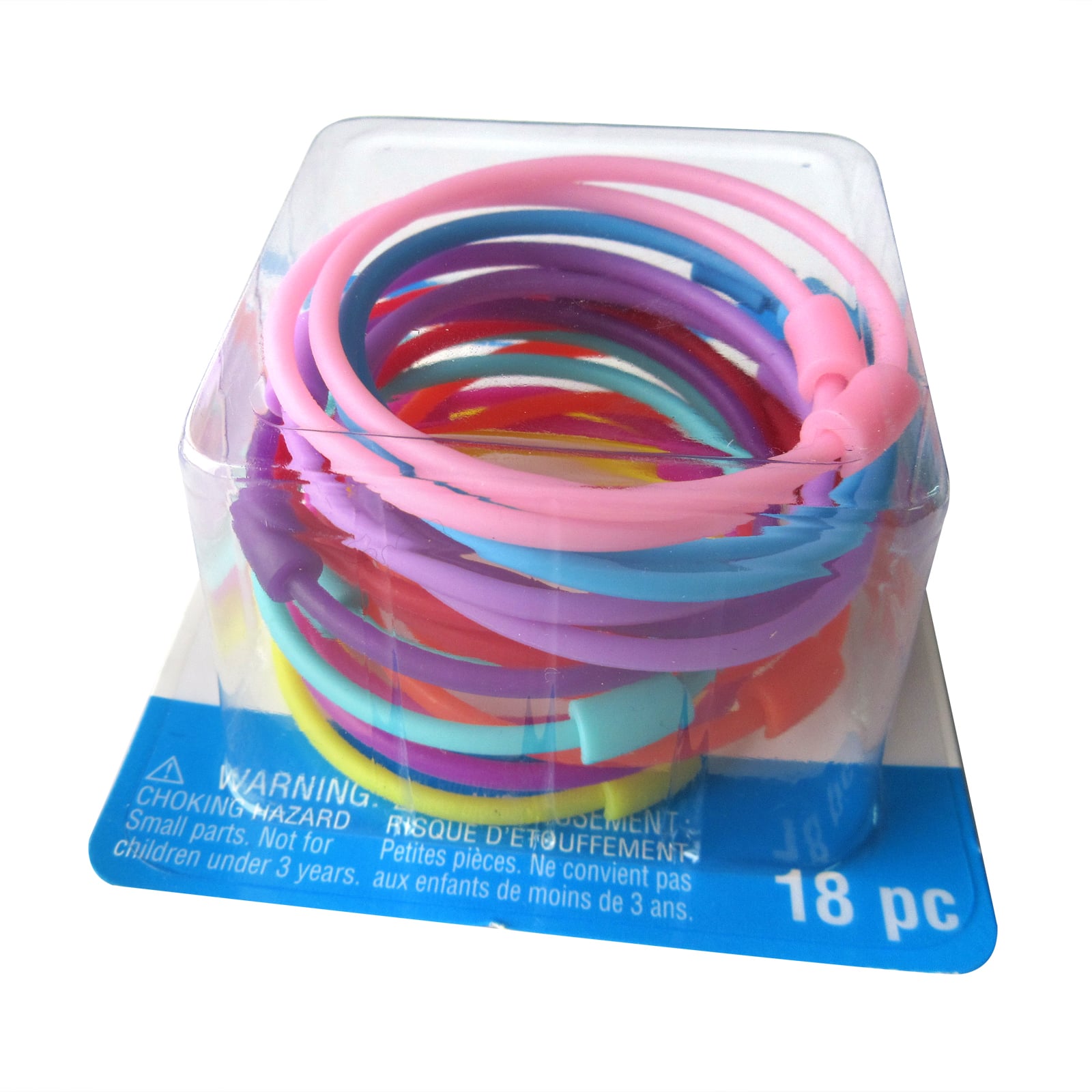 12 Packs: 18 ct. (216 total) Plastic Bead Bracelets by Creatology&#x2122;