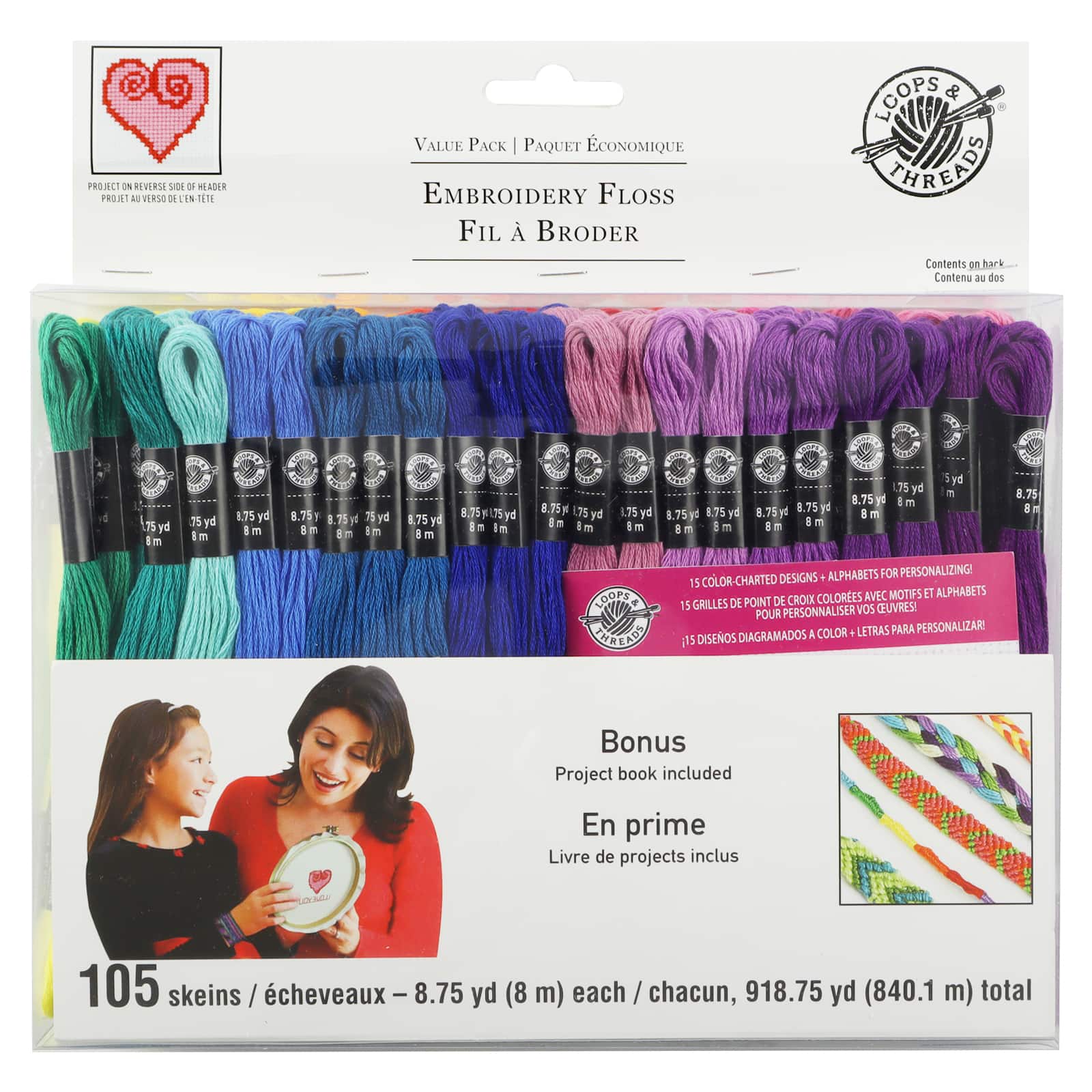 Embroidery Floss Value Pack by Loops &#x26; Threads&#xAE;, 105ct.
