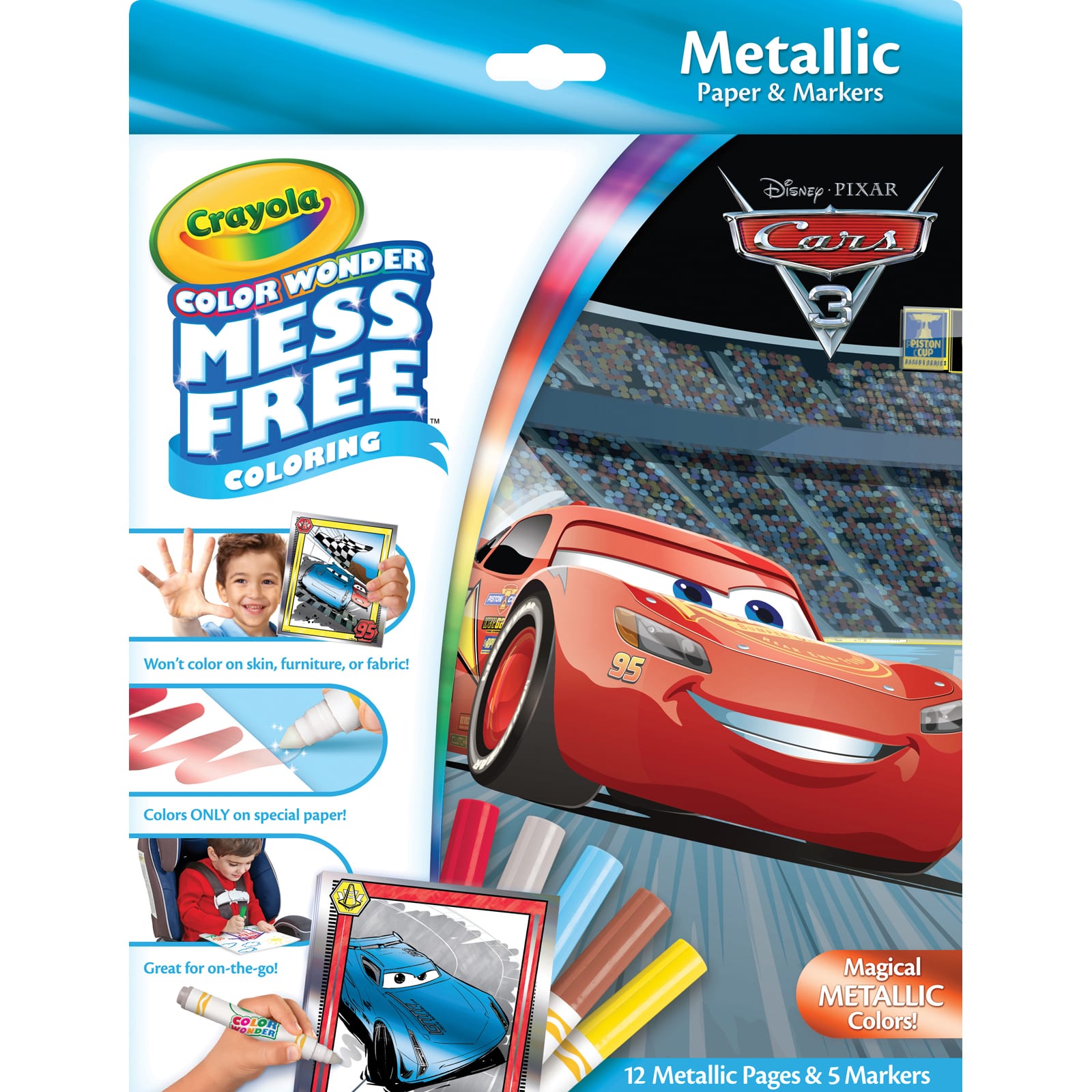 Download Buy the Crayola® Color Wonder™ Metallic Box Set, Cars 3 at Michaels