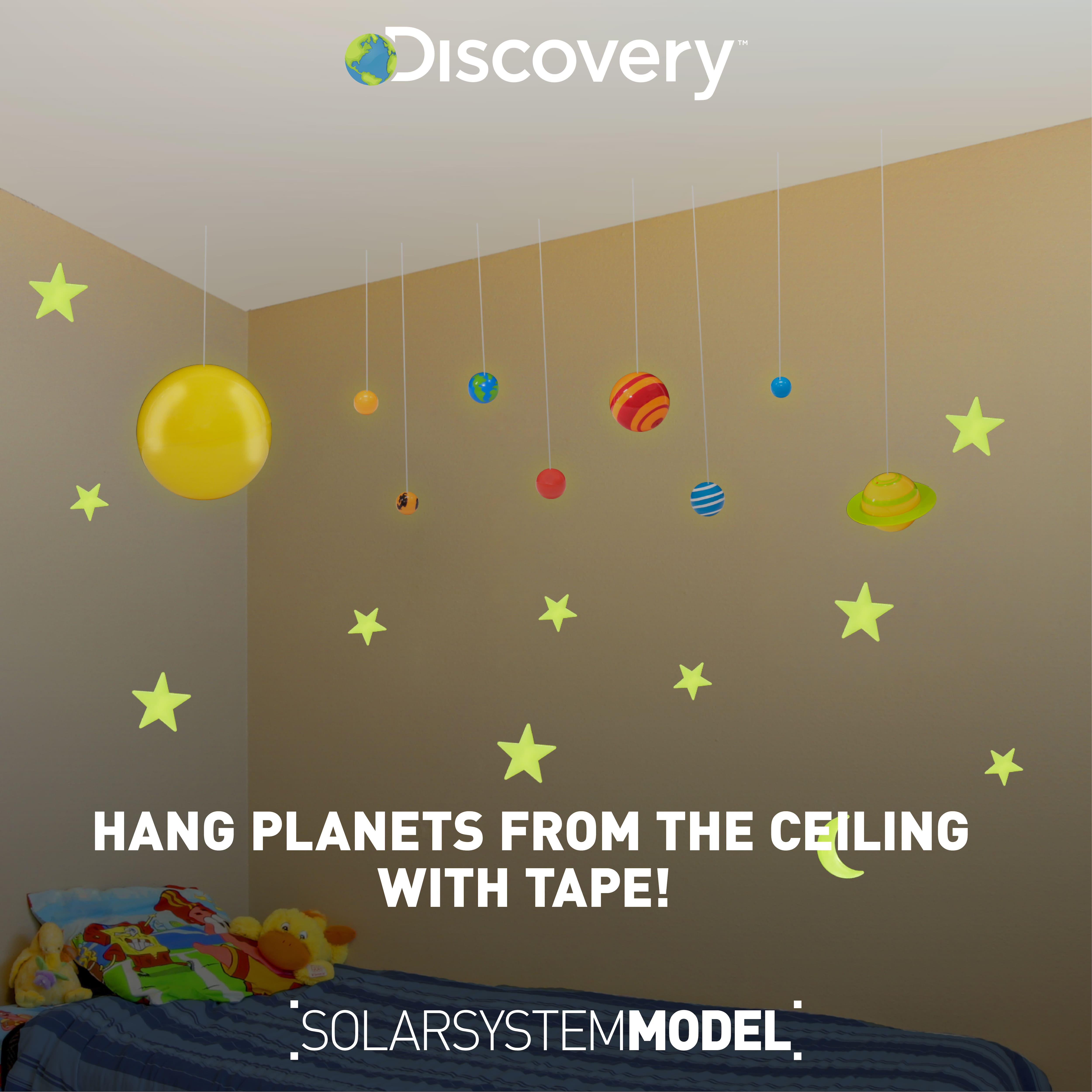 Discovery 3d Glowing Solar System Kit
