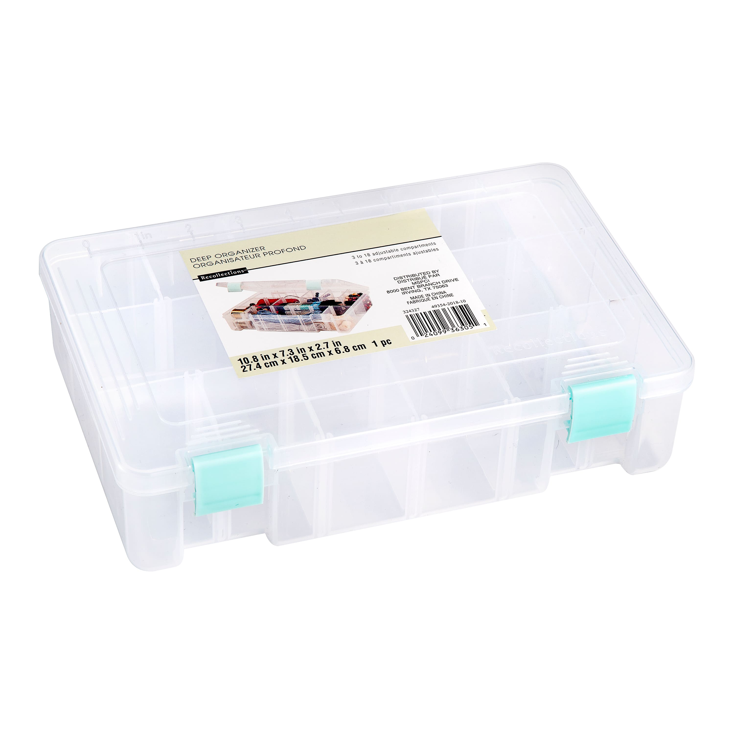 plastic organizer box