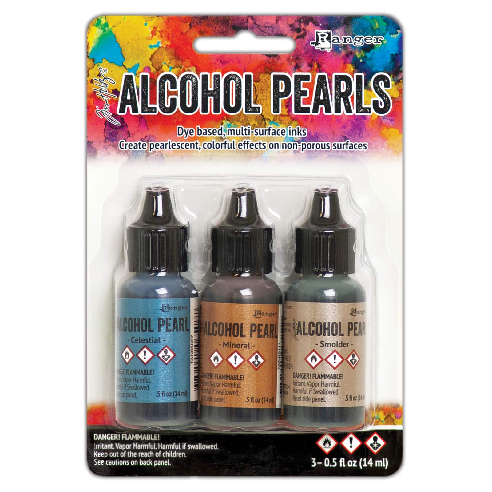Shop for the Ranger Tim Holtz® Alcohol Ink Pearl Kit 4 at Michaels