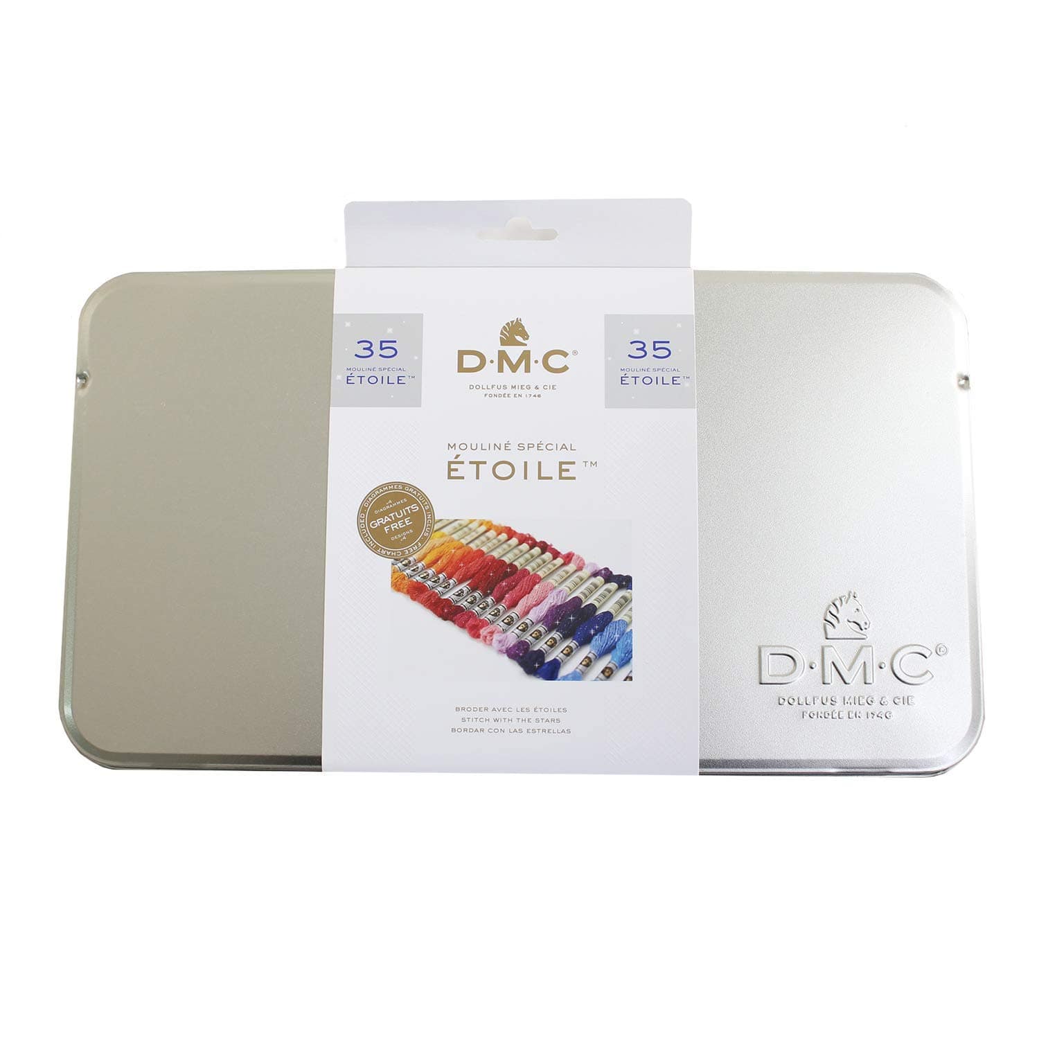 DMC&#xAE; Moulin&#xE9; &#xC9;toile&#x2122; Floss, Collector&#x27;s Tin