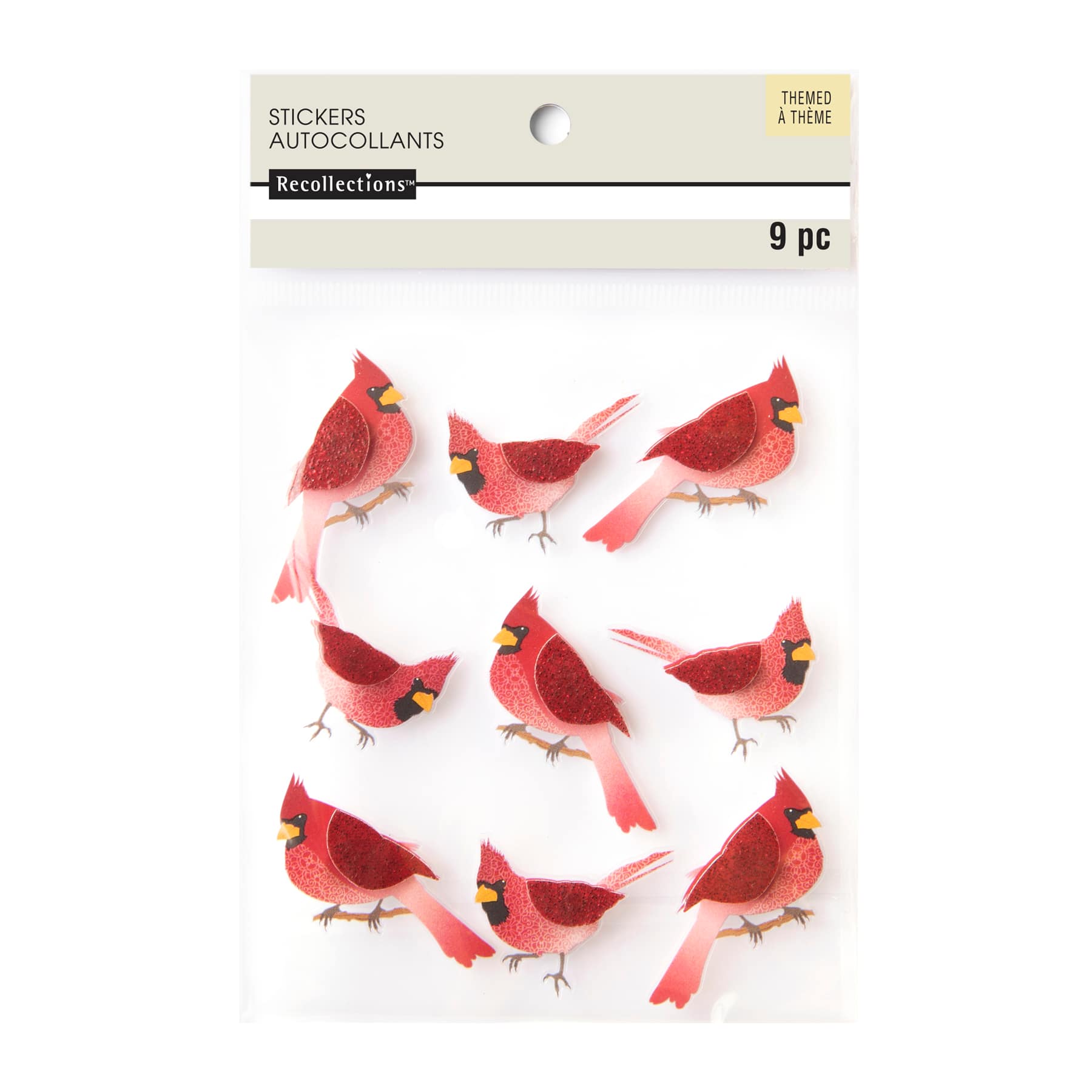 cardinal scrapbook paper