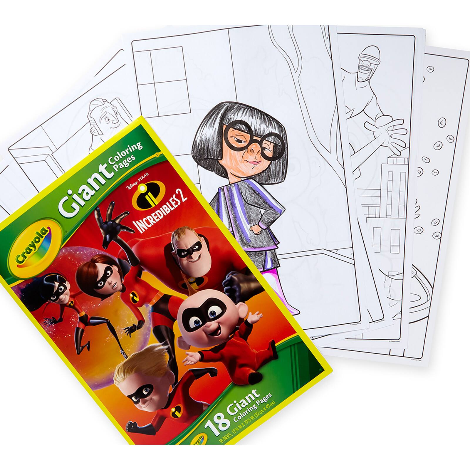 Crayola Giant Coloring Pages Incredibles 2