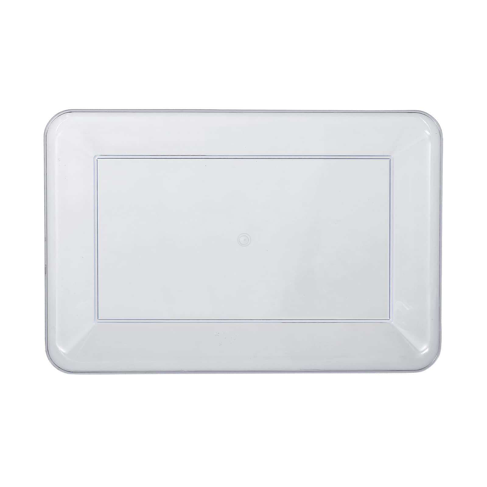 18" Clear Rectangle Tray by Celebrate It™