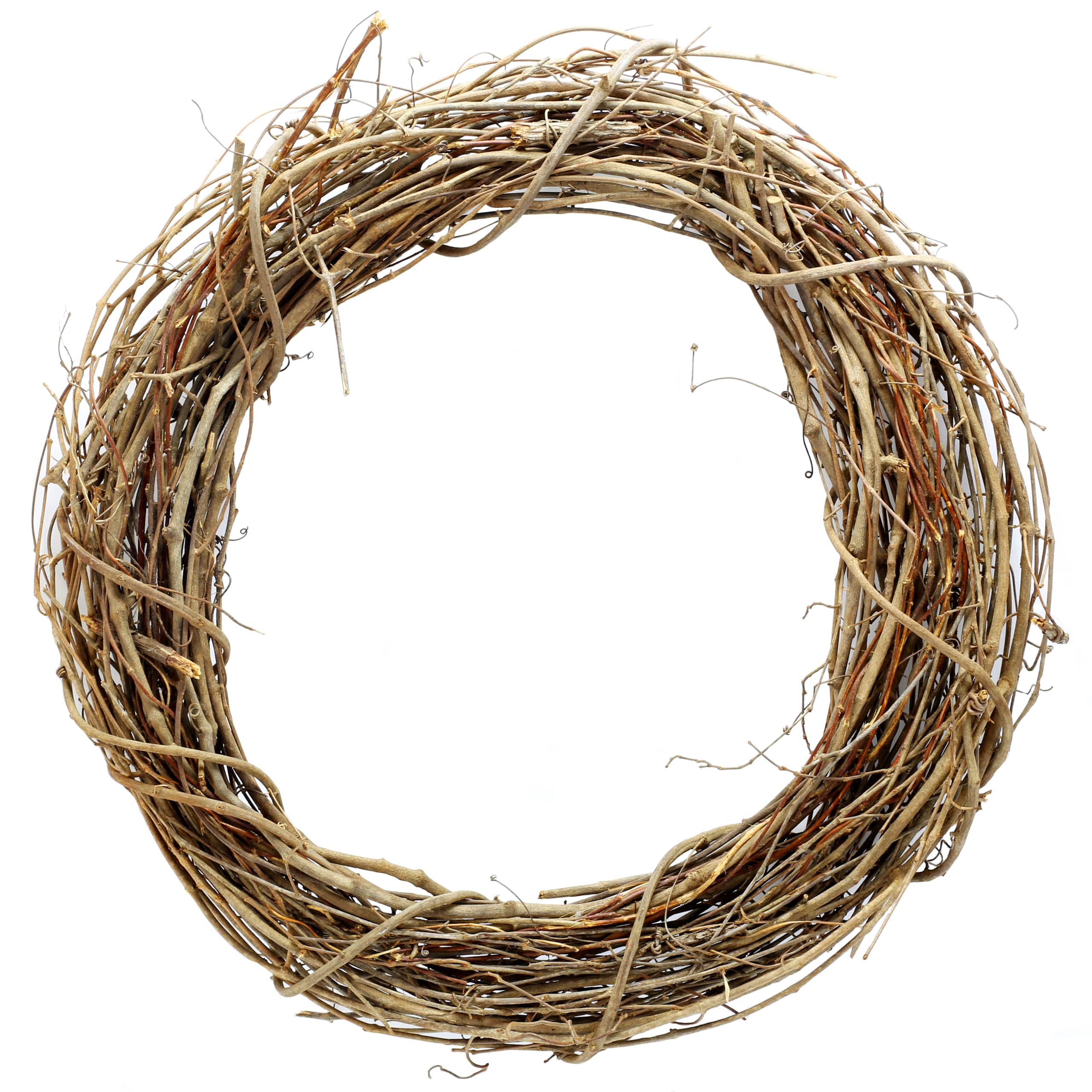 Darice Grapevine Wreath Natural 8 inches GPV8 6-Pack 