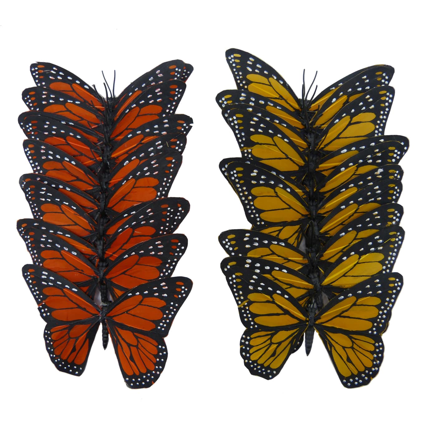 8 Packs: 8 ct. (64 total) Assorted 8.6&#x22; Monarch Butterfly Pack by Ashland&#xAE;