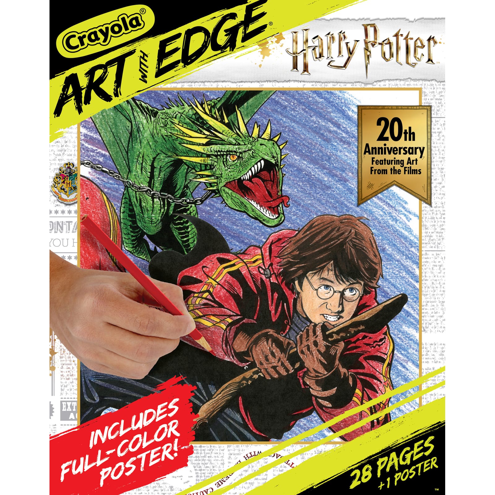 Find the Crayola® Art with Edge® Coloring Book, Harry ...