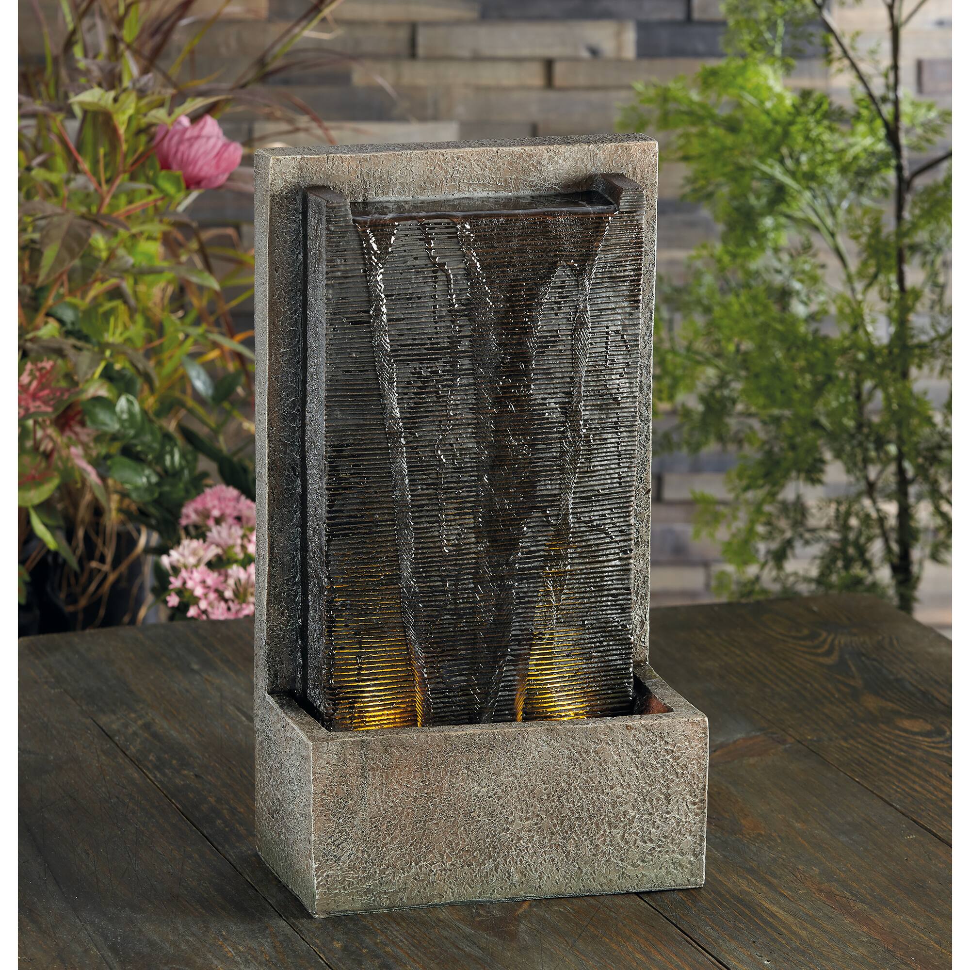 Find the 18.8" Water Wall LED Fountain by Ashland™ at Michaels