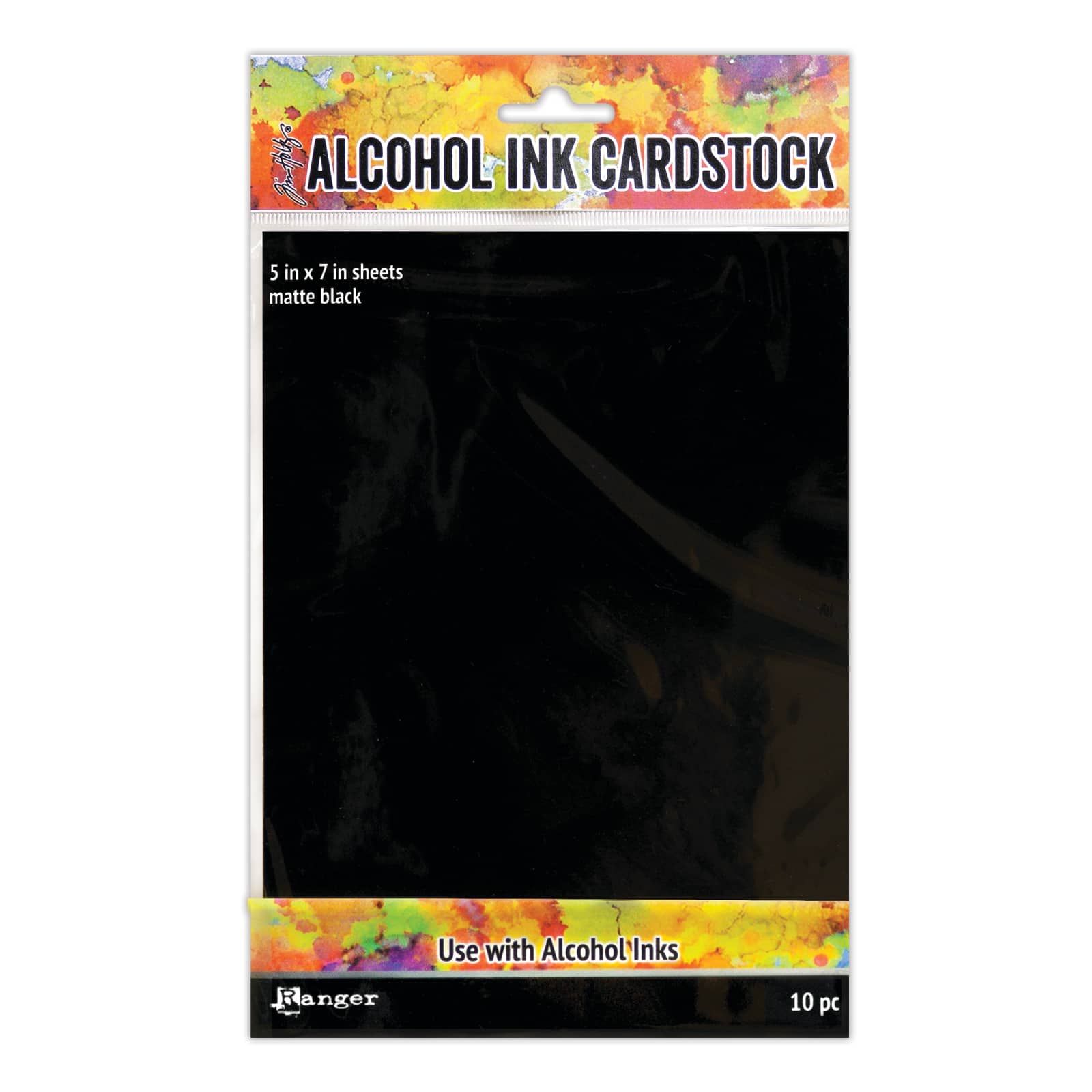 Ranger Tim Holtz&#xAE; Alcohol Ink Cardstock, Matte Black