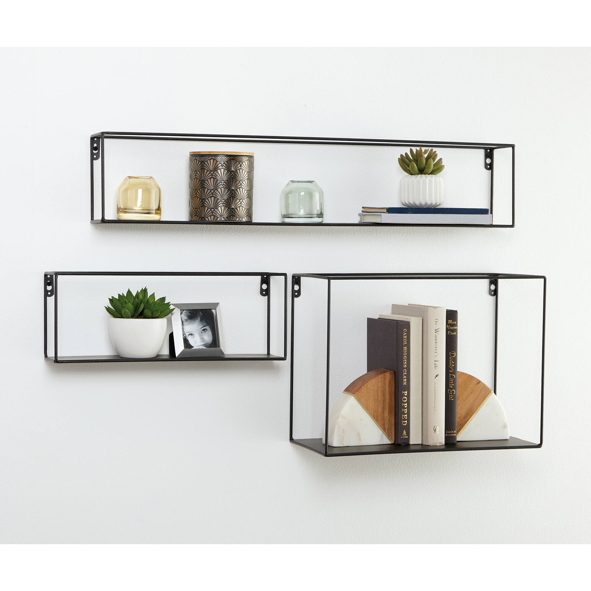 Black Floating Shelf by Studio D&#xE9;cor&#xAE;