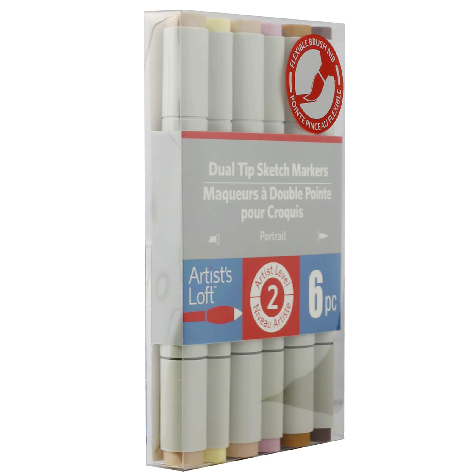 6 Packs: 6 ct. (36 total) Portrait Sketch Markers by Artist's Loft™