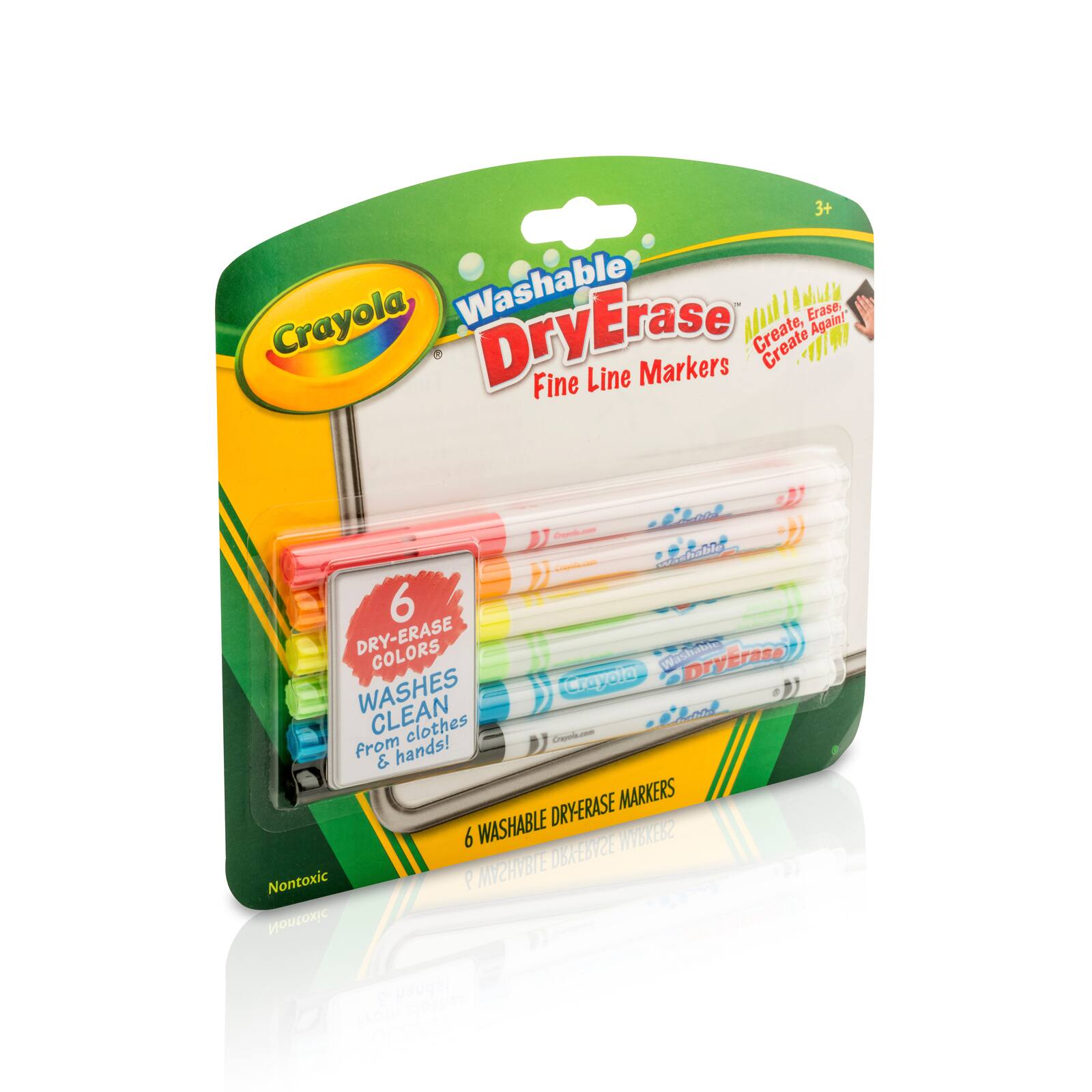 Find the Crayola® DryErase Fine Line Washable Markers at Michaels