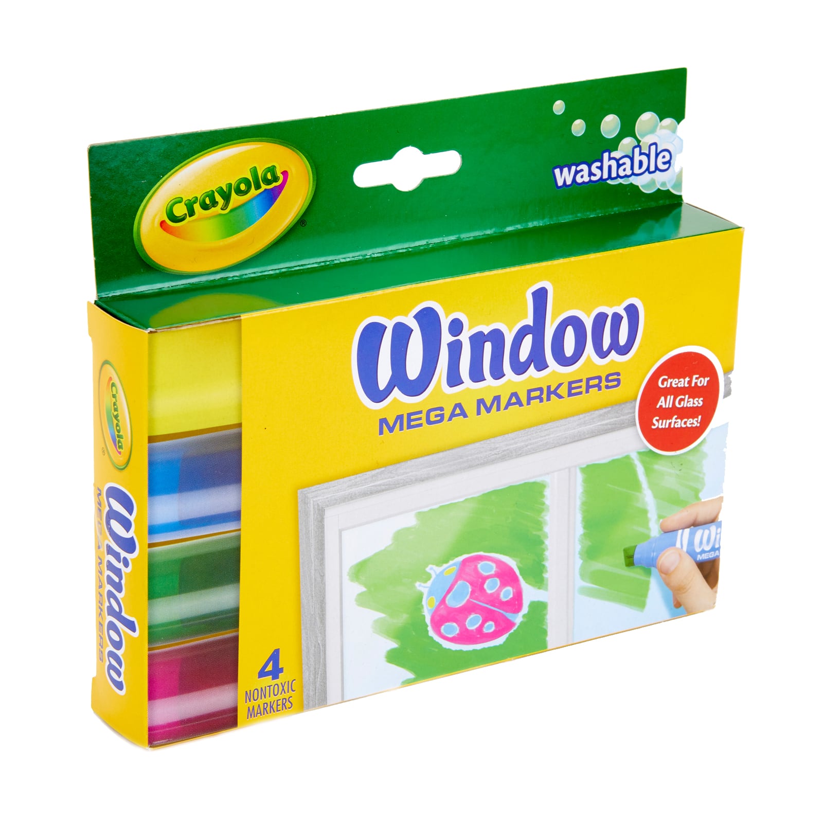 Find the Crayola® Classic Washable Window Mega Markers at Michaels