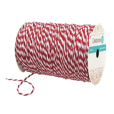 TWINE RED/WHITE 50YDS image
