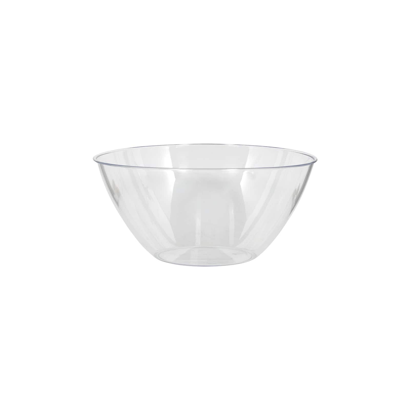 12 Pack: 2qt. Clear Plastic Serving Bowl by Celebrate It&#x2122;