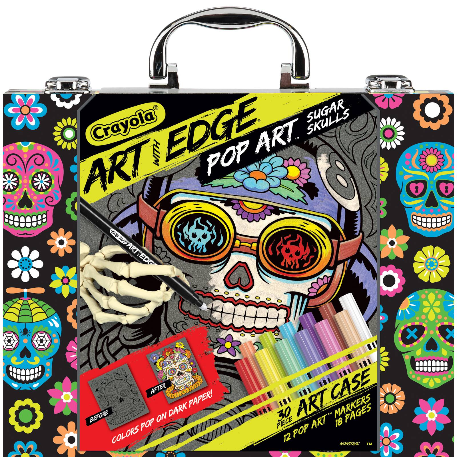 Buy the Crayola Art with Edge Pop Art Sugar Skulls Art