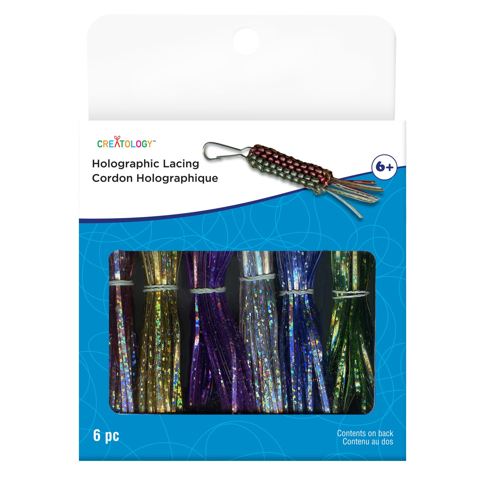 12 Packs: 6 ct. (72 total) Holographic Lacing by Creatology™