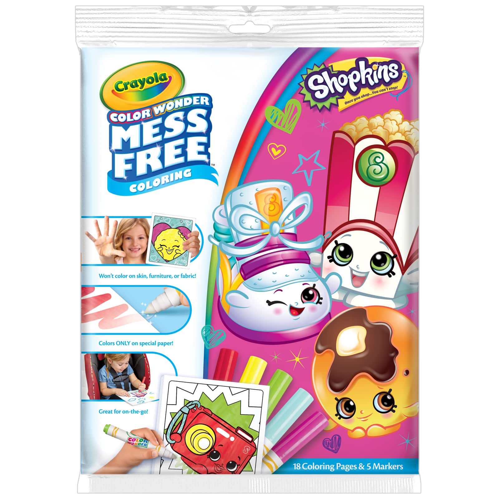 Shop For The Crayola Color Wonder Mess Free Coloring Pad Markers Shopkins At Michaels