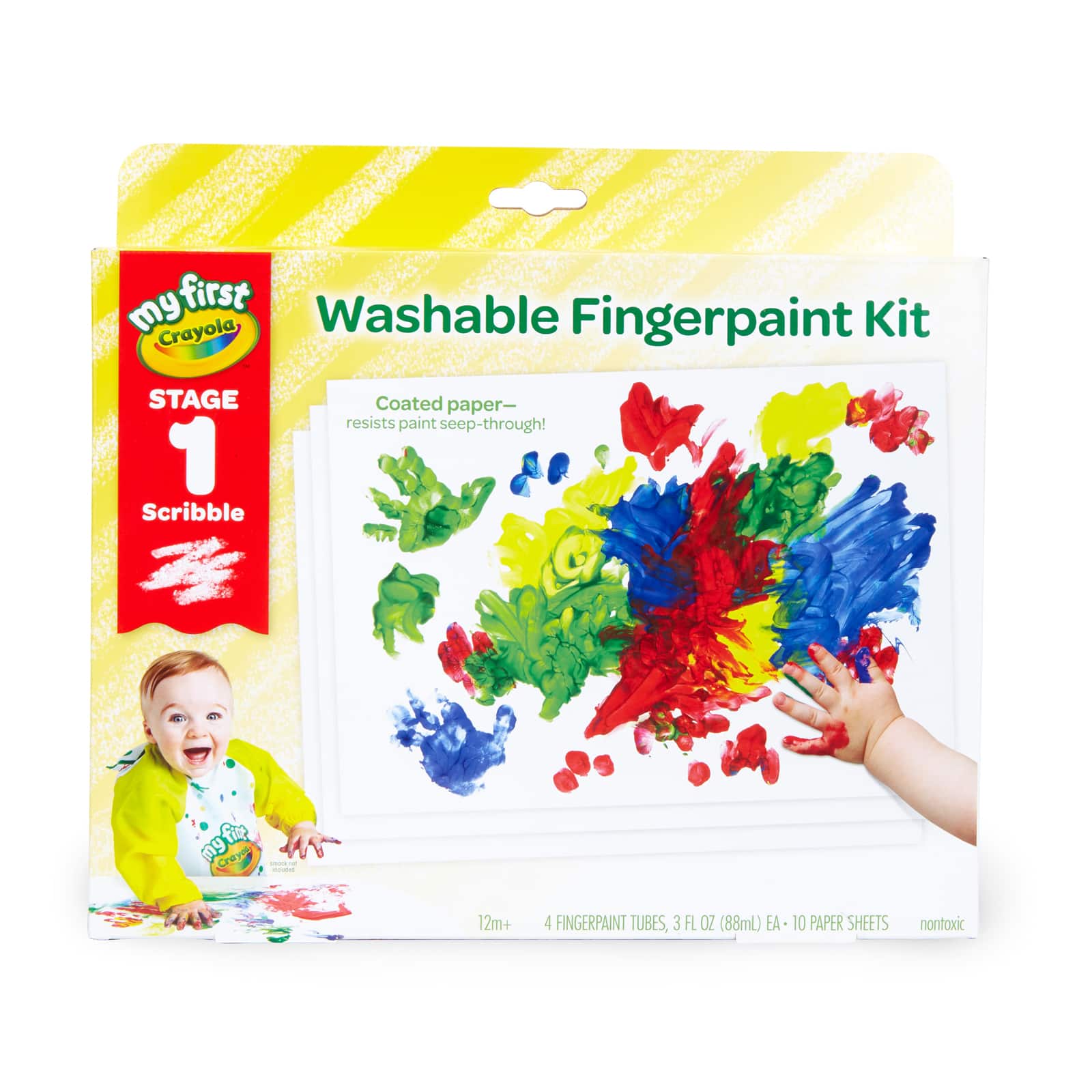 Buy the My First Crayola™ Washable Fingerpaint Kit, Stage 1 at Michaels