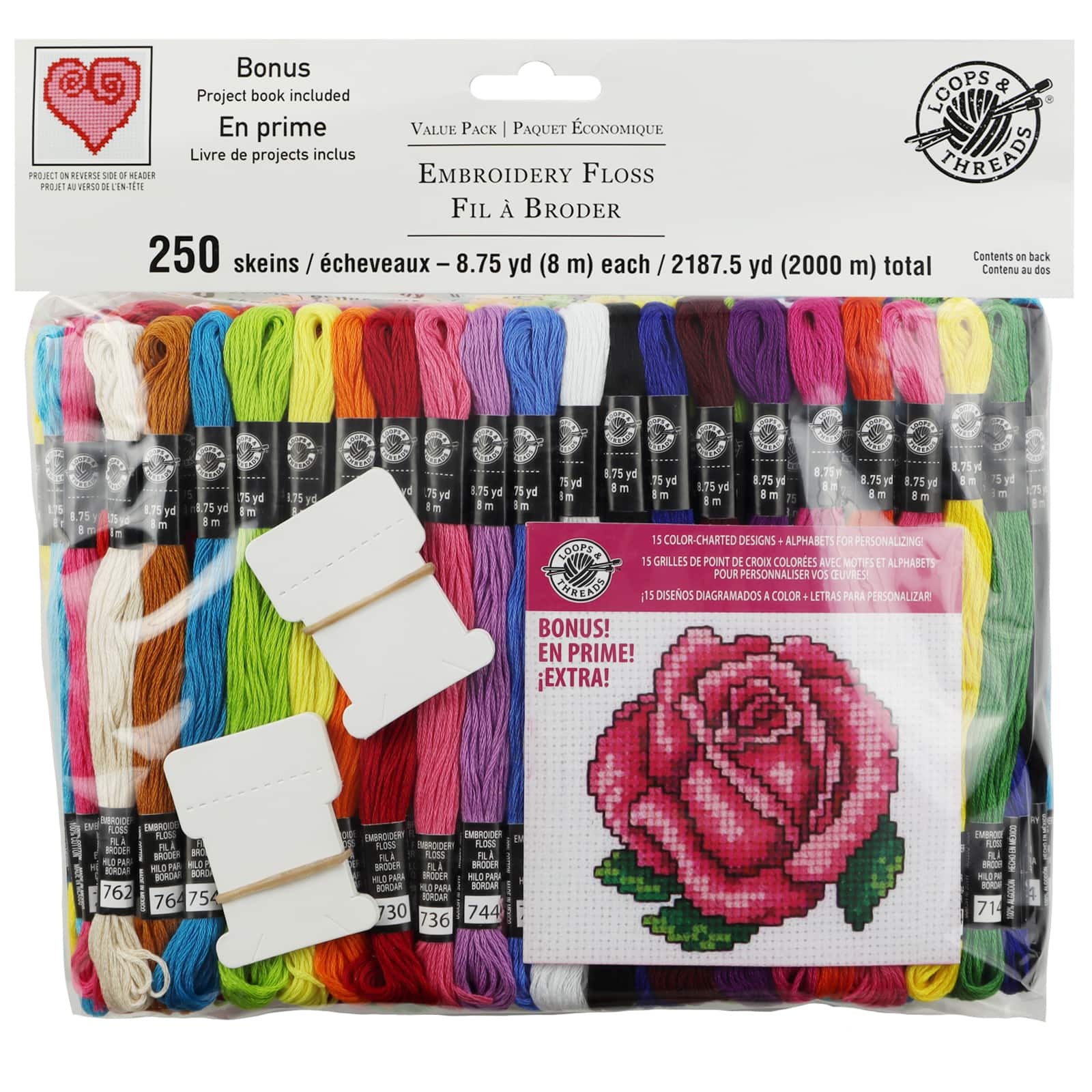 Embroidery Floss Value Pack by Loops &#x26; Threads&#xAE;, 250ct.