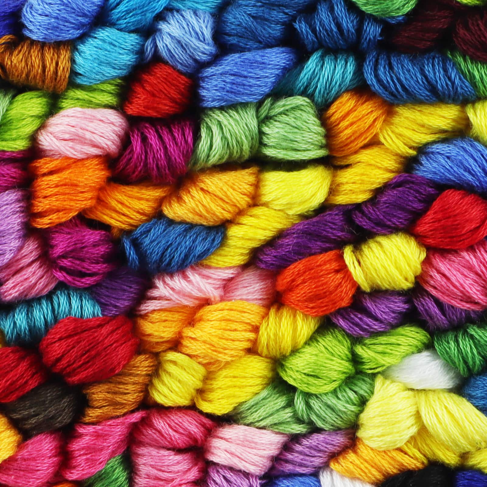 Rainbow Color Embroidery Floss, 250 Skeins Cross Stitch Threads Cotton  Friendship Bracelets String 8.75yd/per with 6 Strands for Cross Stitch  Handmade