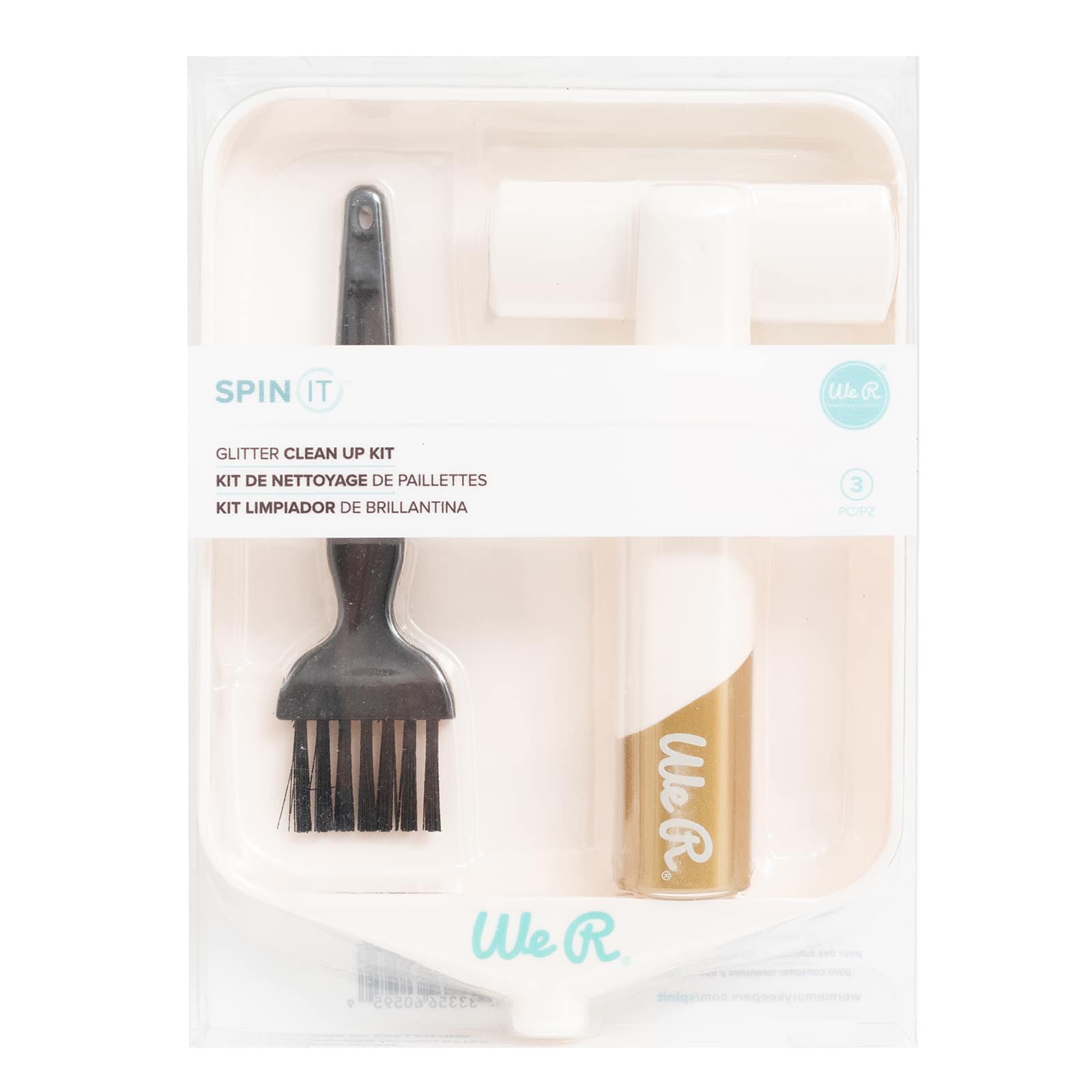 12 Pack: We R Memory Keepers&#xAE; Spin It&#x2122; Glitter Clean Up Kit