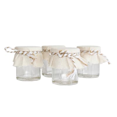 Jars With Fabric Covers by Celebrate It™ image