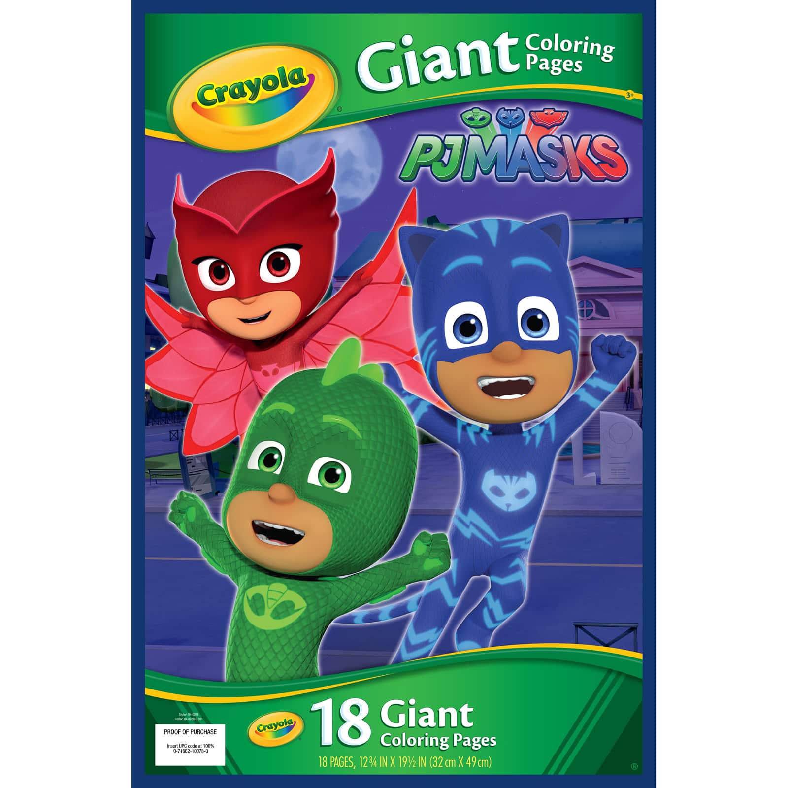 crayola giant coloring pages pj masks michaels