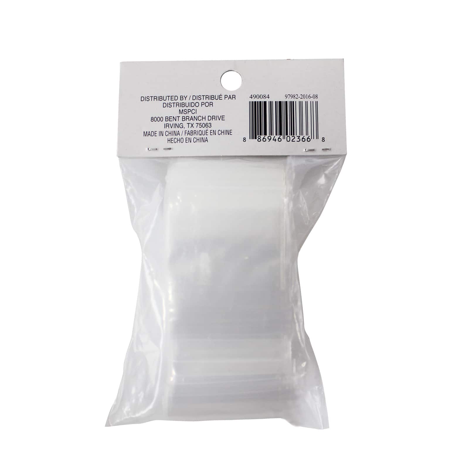 8 Packs: 150 ct. (1,200 total) 1.5" x 2" Resealable Zip Bags by Bead Landing™