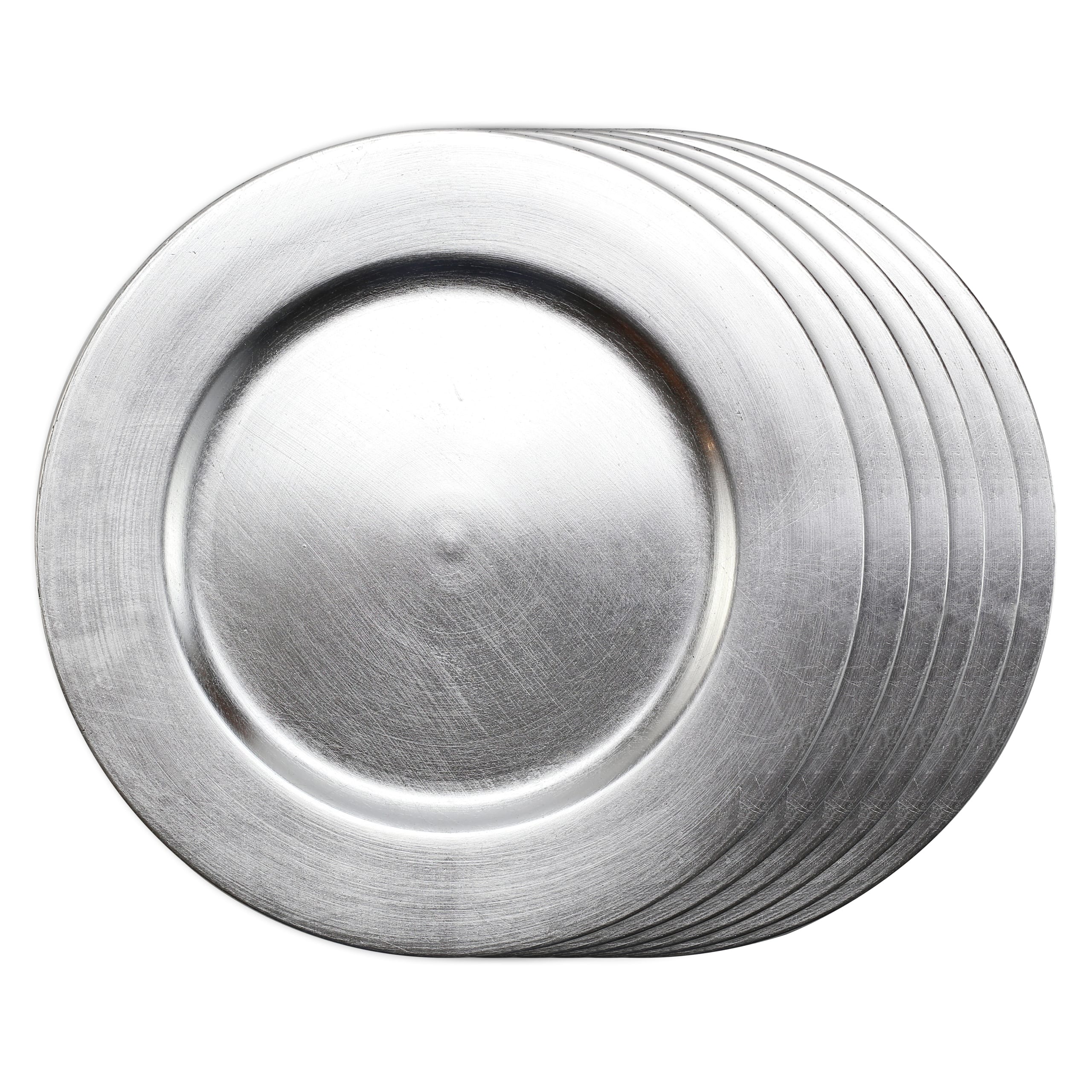 8 Packs: 6 ct. (48 total) 13" Silver Chargers by Celebrate It™