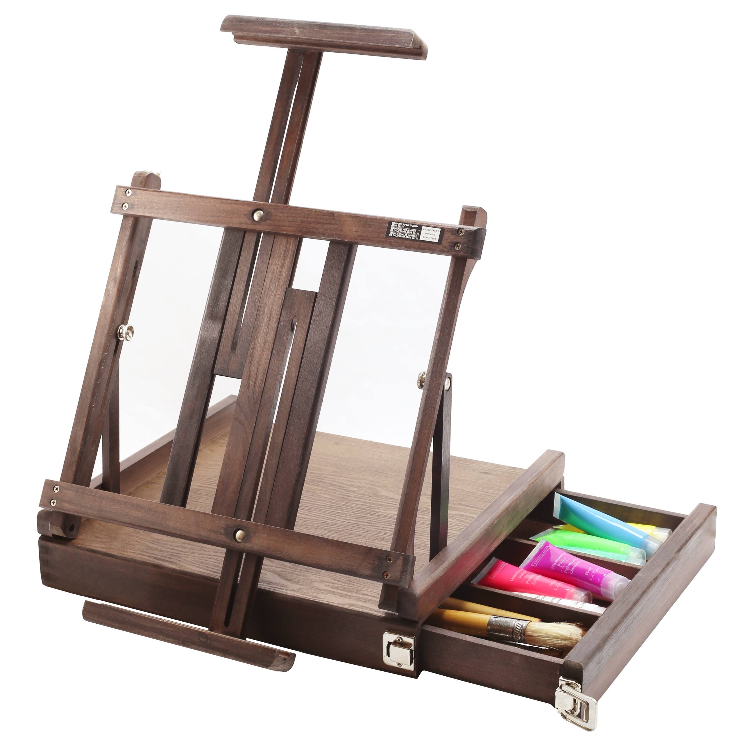 Shop for the Box Tabletop Easel & Brush Set By Artist's