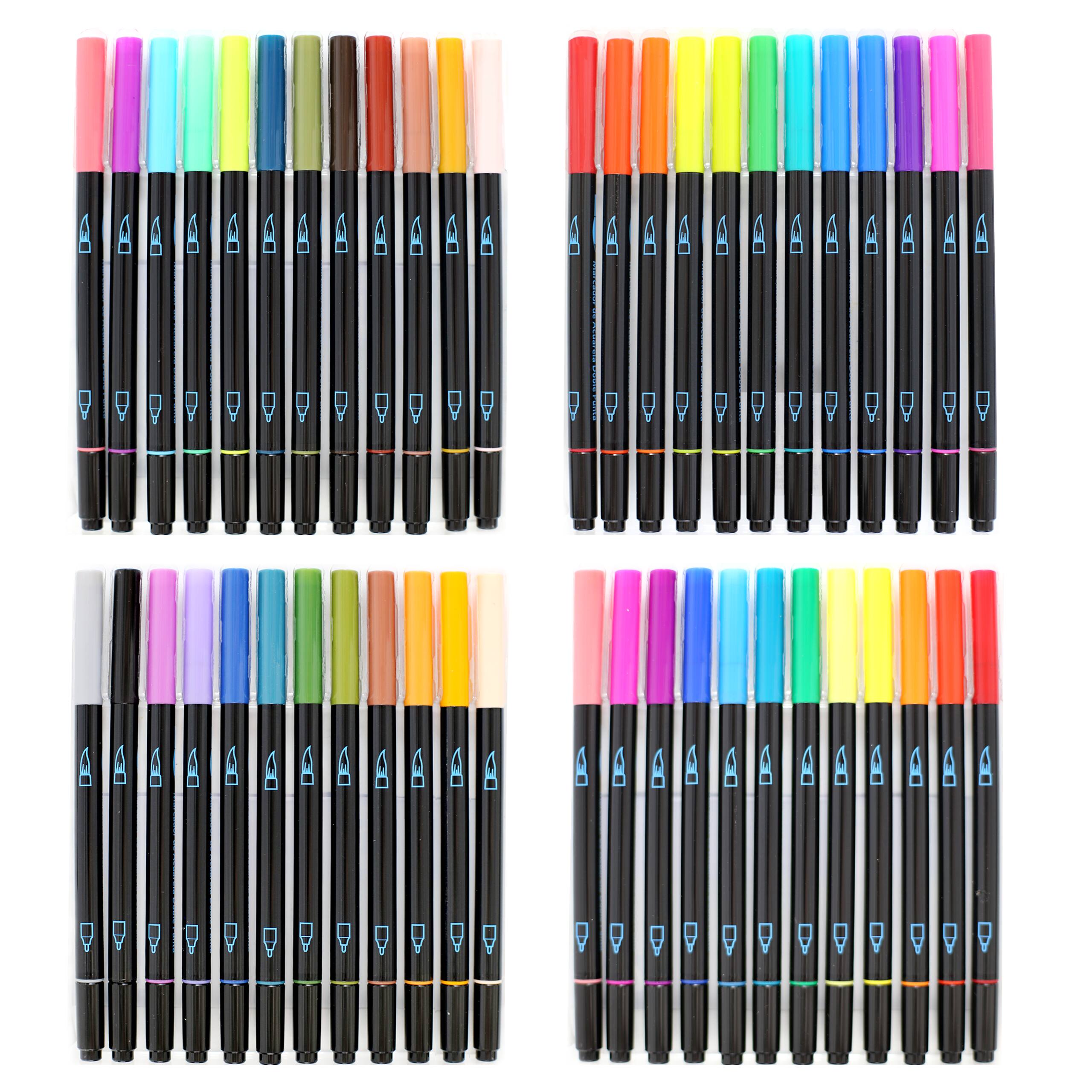 Watercolor 24 Color Dual-Tip Markers by Artist's Loft™