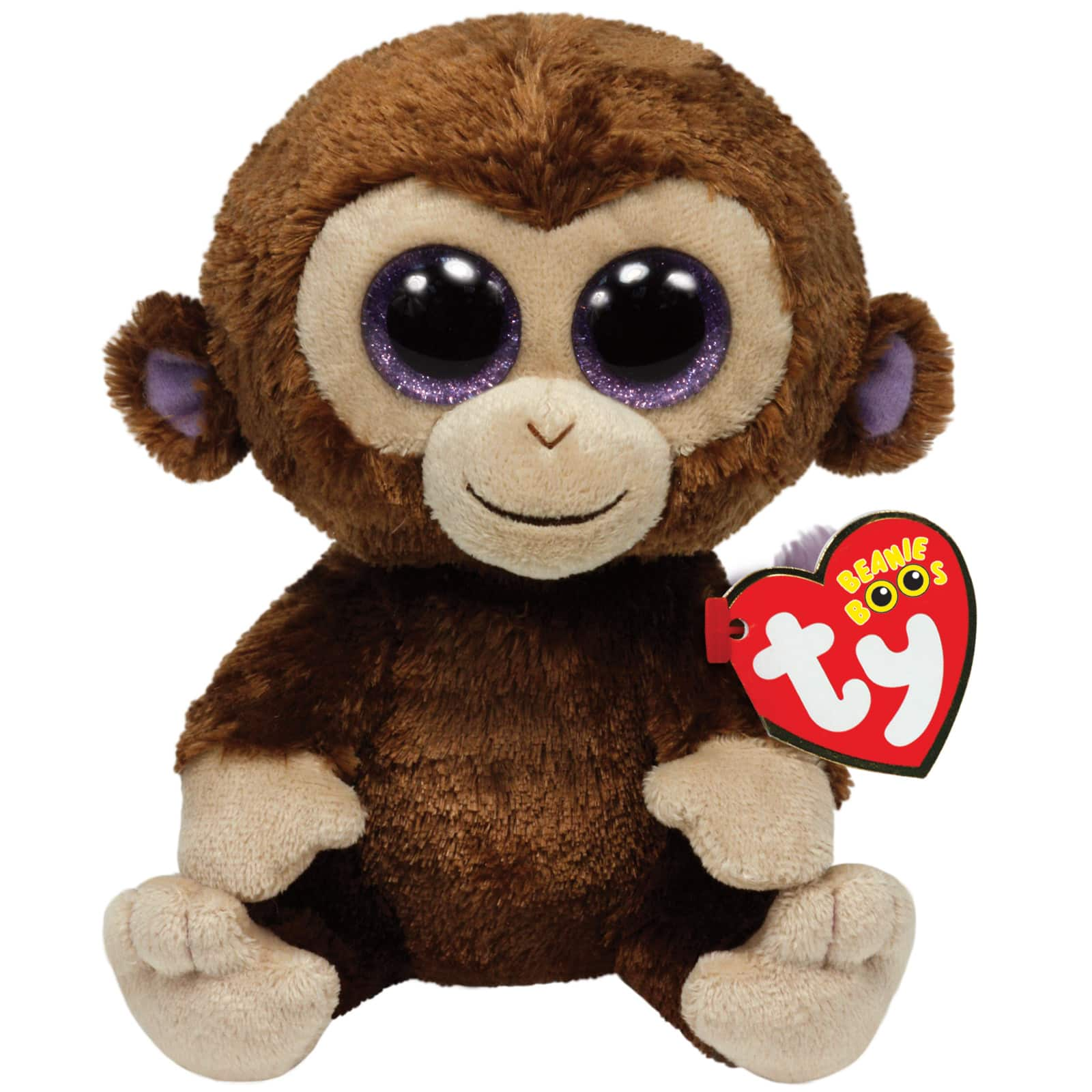 Buy the Ty Beanie Boos™ Coconut Brown Monkey, Regular at Michaels