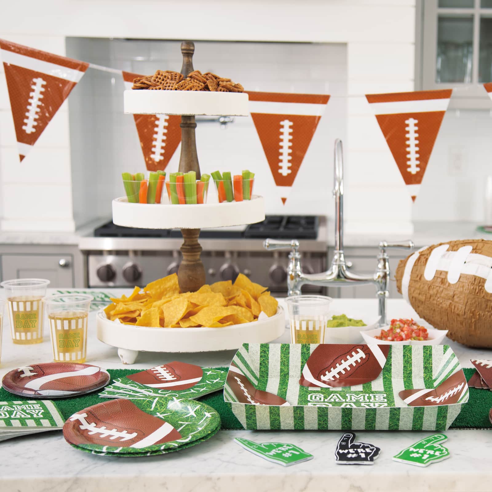 Football Paper Drink Napkins | Game Day Football Party Supplies