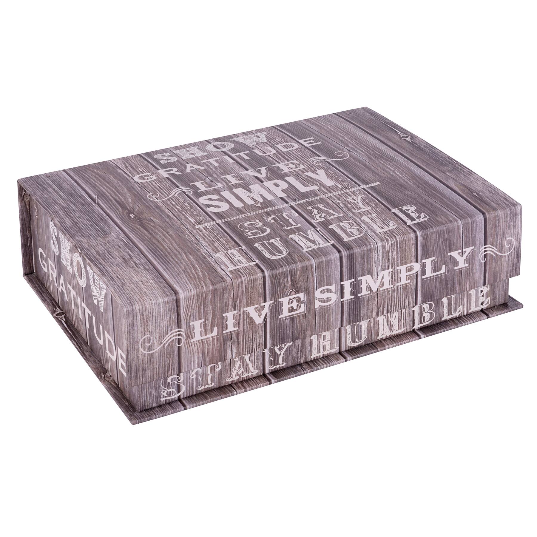 Find the Small Wooden Tab Box by Ashland® at Michaels