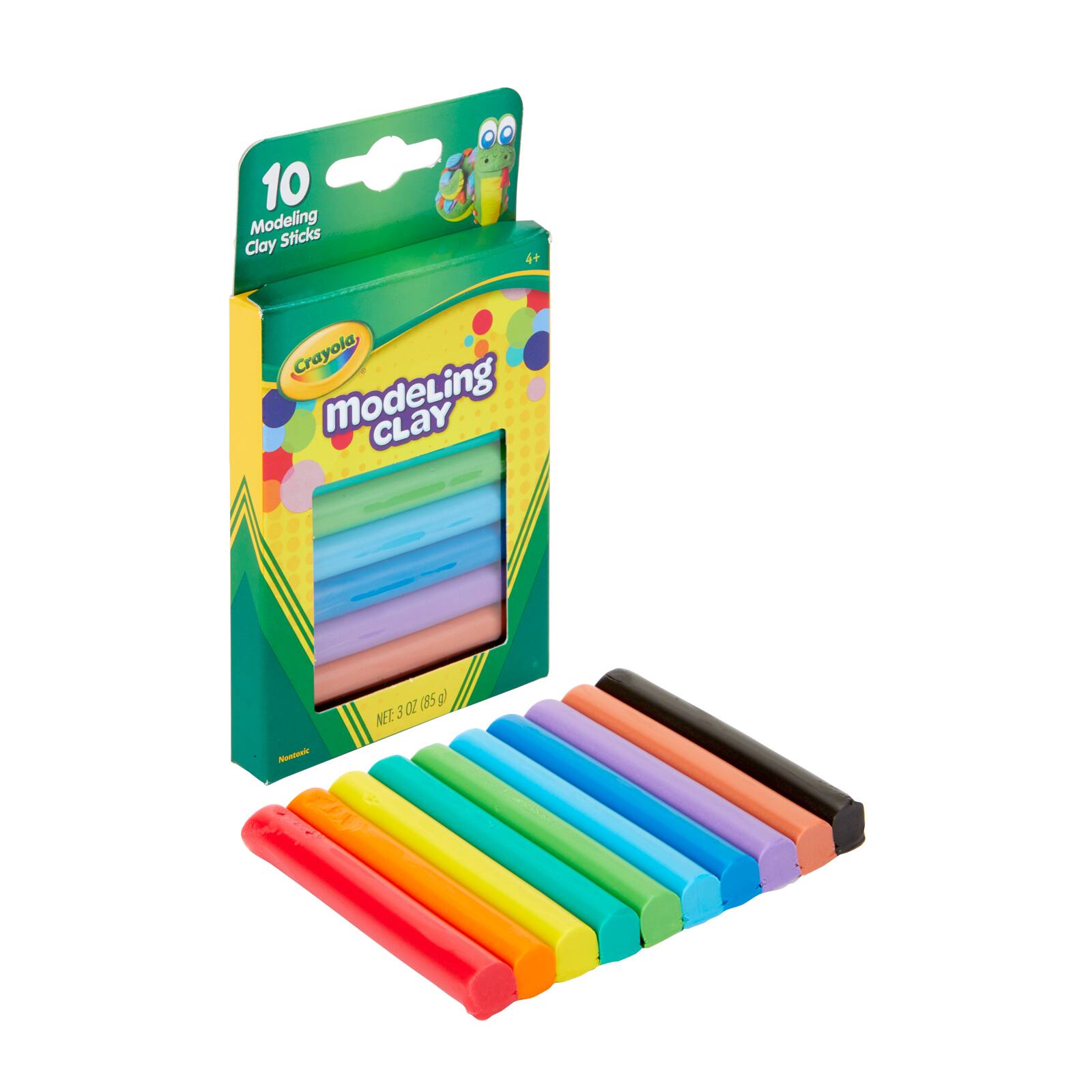 Crayola Modeling Clay 10 Sticks Multicolored Craft Set 3j for sale online 