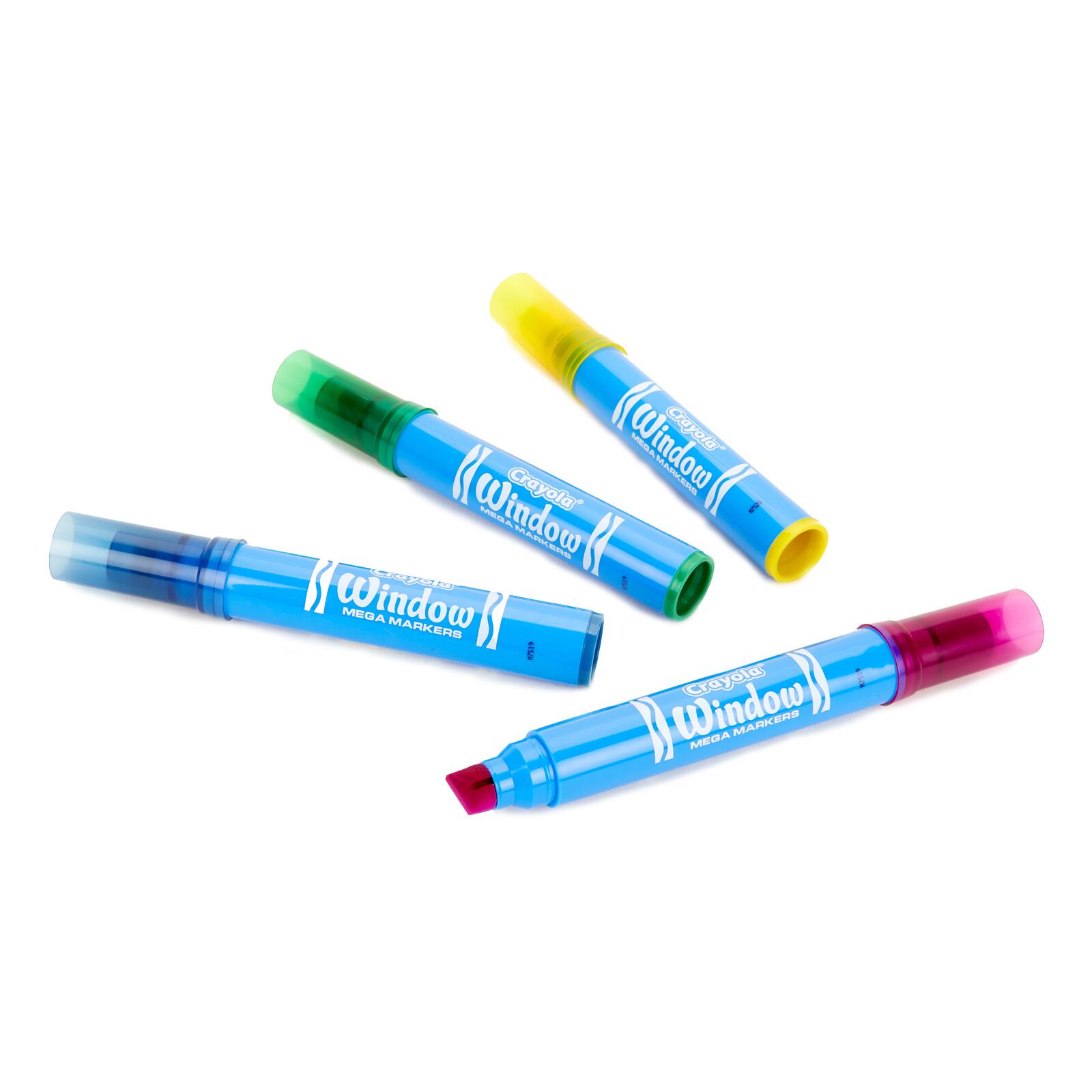 Find the Crayola® Classic Washable Window Mega Markers at Michaels