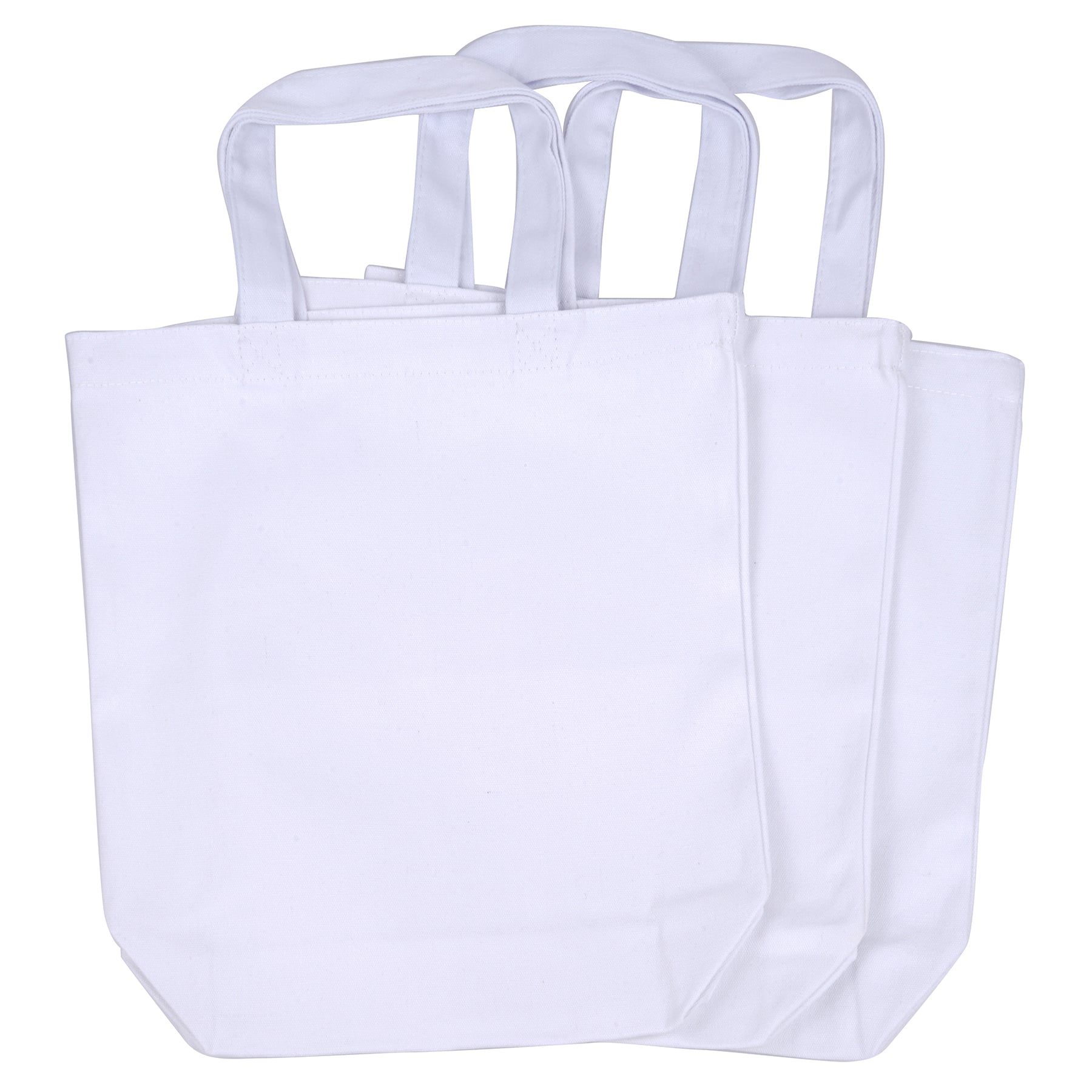 White Canvas Tote Bag By Imagin8 3 Pack