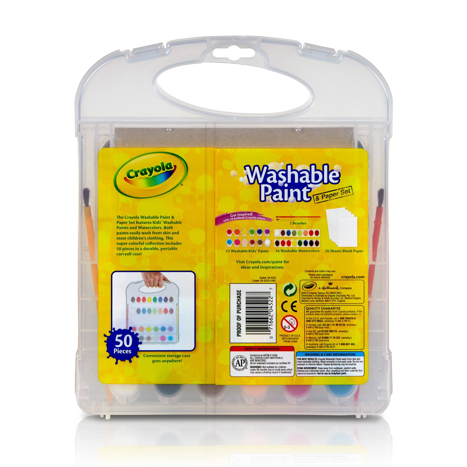 Crayola® Washable Paint & Paper Set Paint Sets Michaels