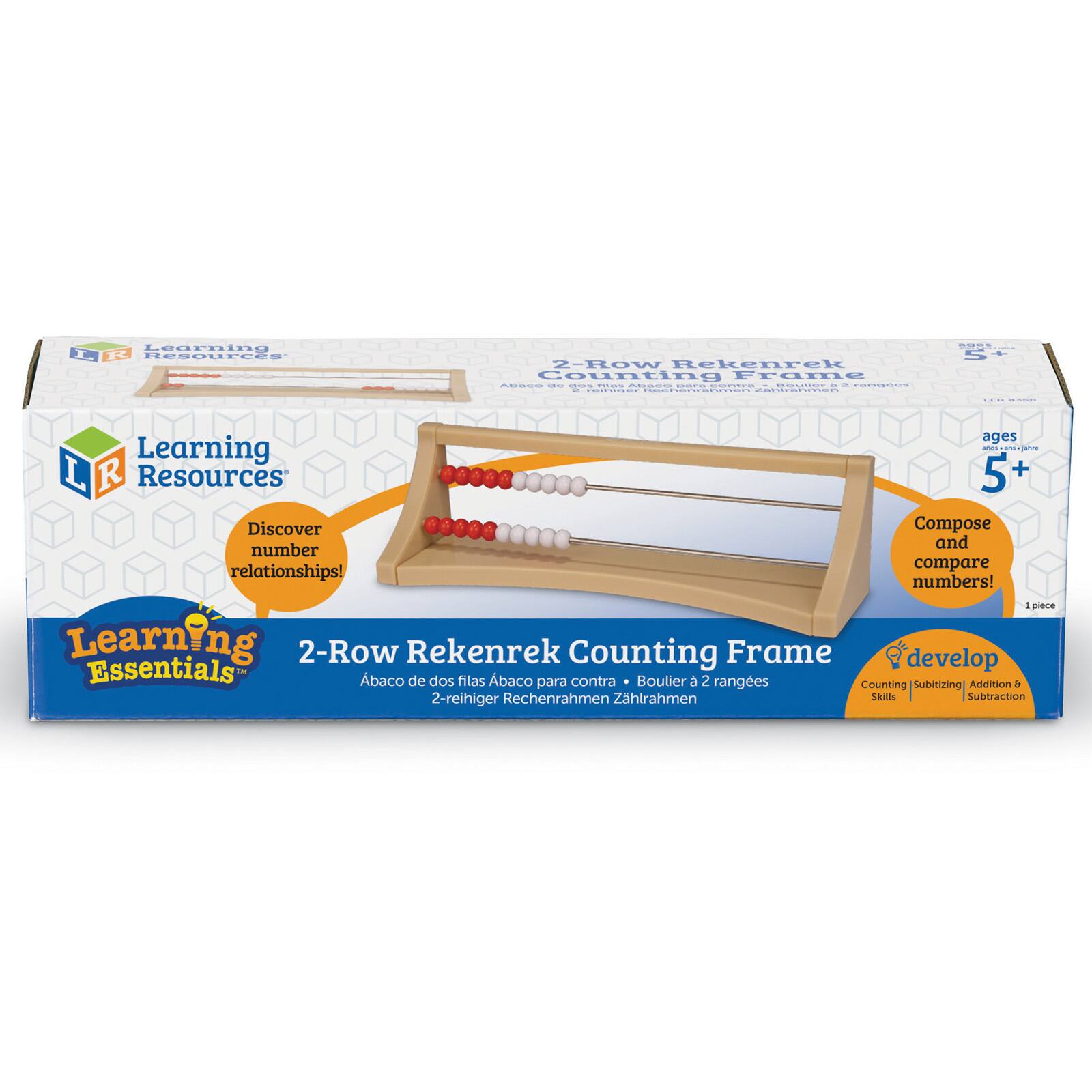 Learning Resources&#xAE; 2-Row Rekenrek Counting Frame 6 Pack