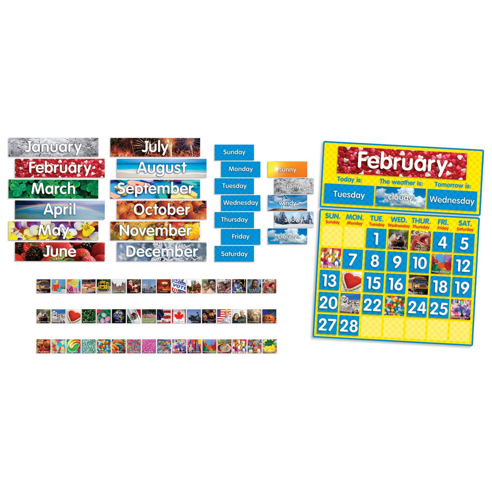 Scholastic® Teaching Resources Photo Calendar Bulletin Board
